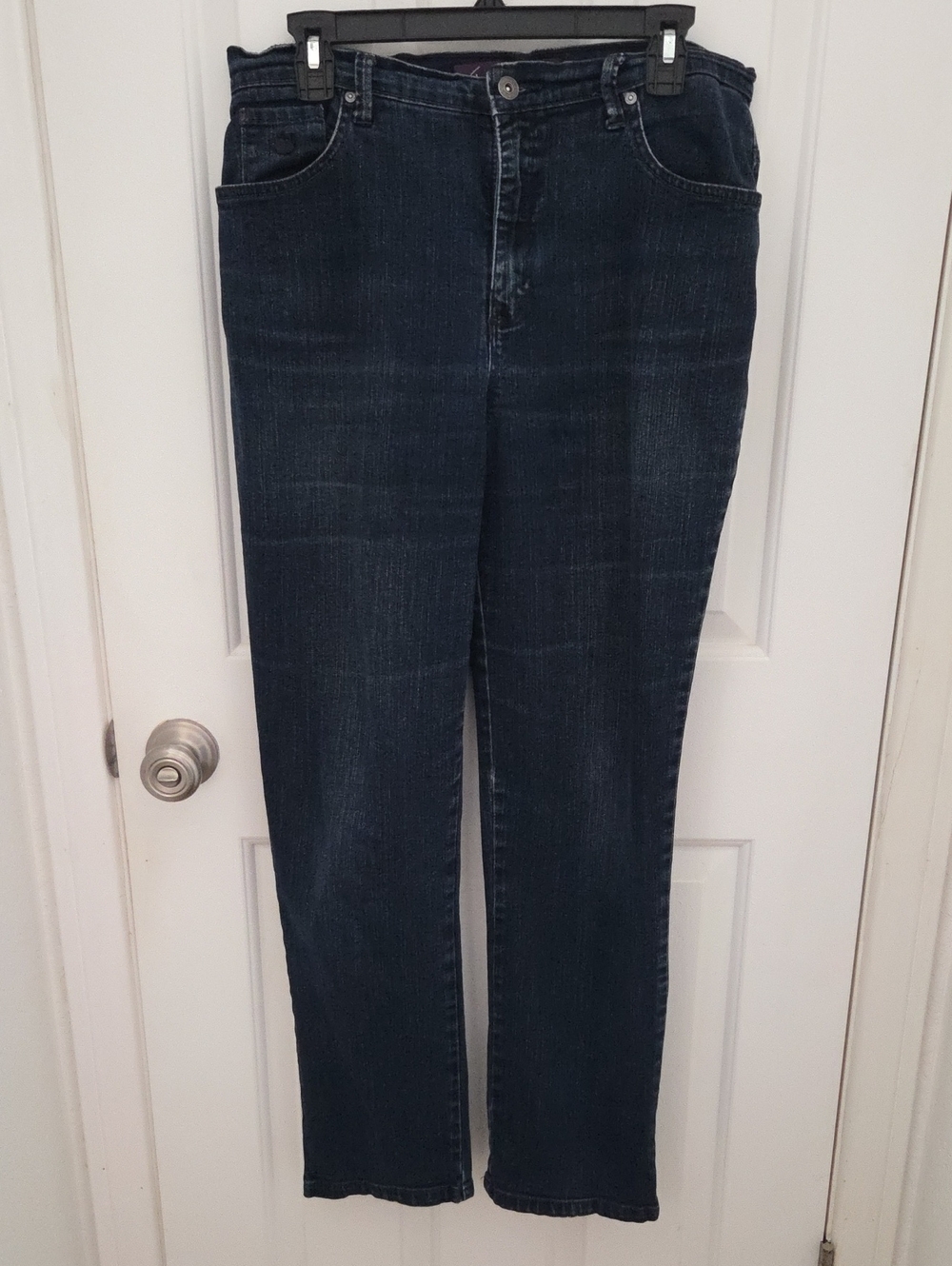 Gloria Vanderbilt Dark Blue Straight Leg Jeans